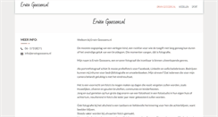 Desktop Screenshot of erwingoossens.nl